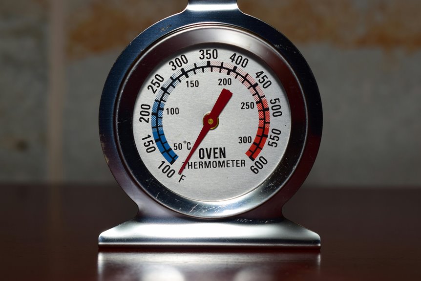appliance oven temperature configuration searches