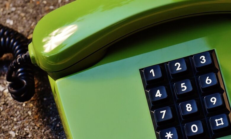 number registry search results for listed numbers